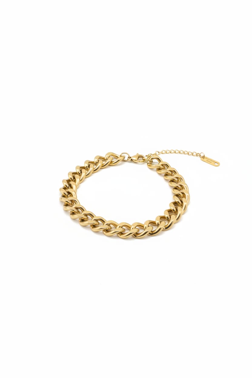 Kadın Çelik Gold Bileklik KCGB-014