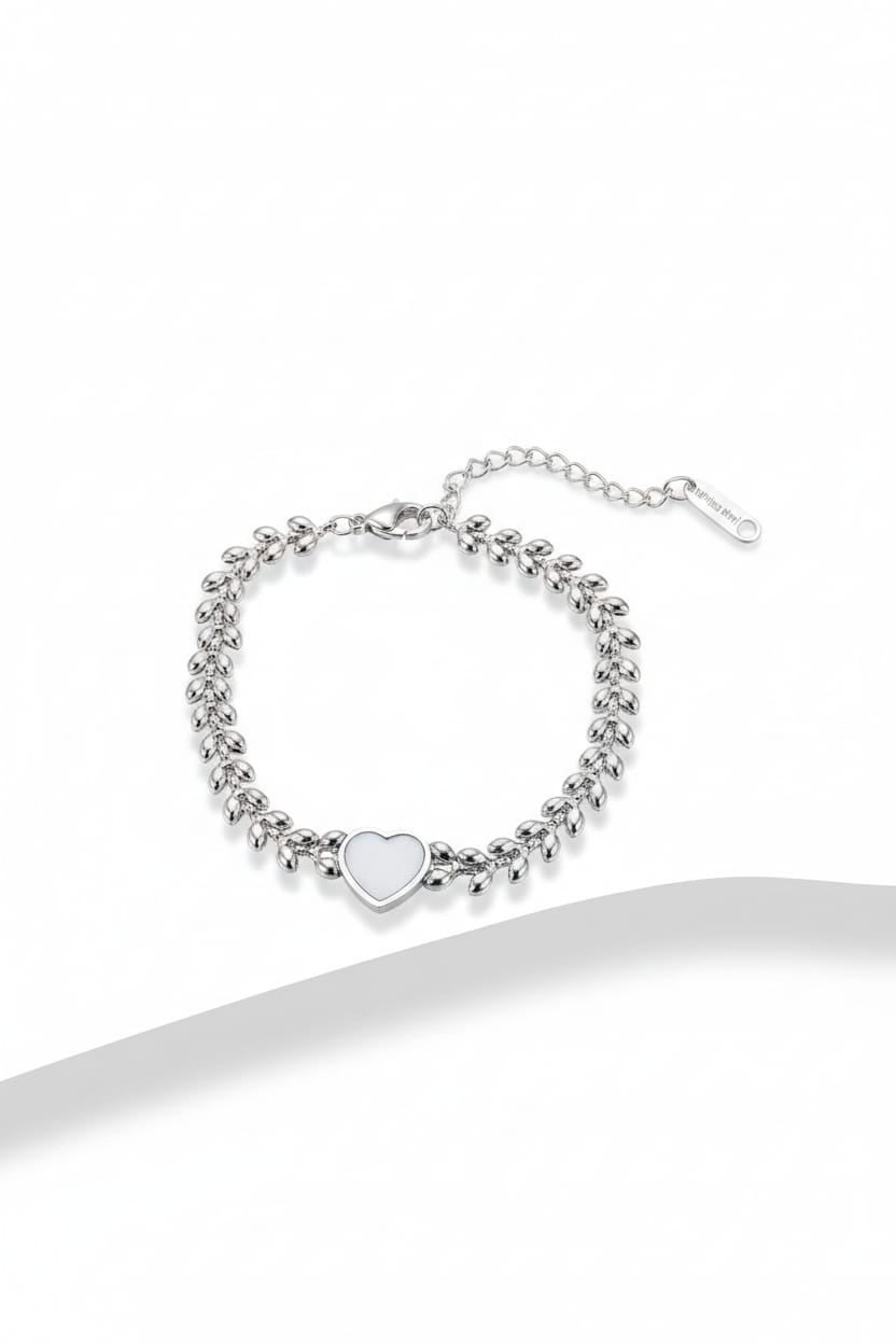 Kadın Çelik Silver Bileklik KCSB-018