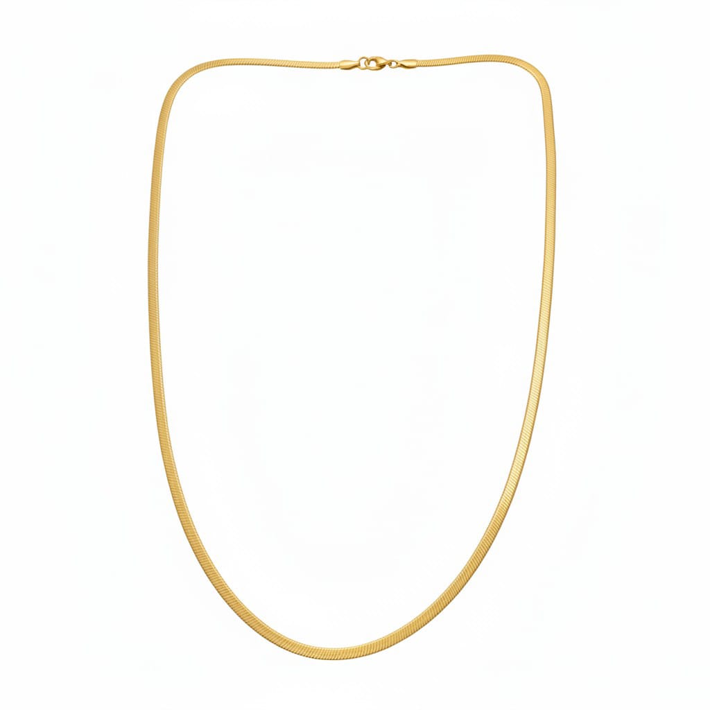 Erkek Gold Çelik Kolye-EGCK183