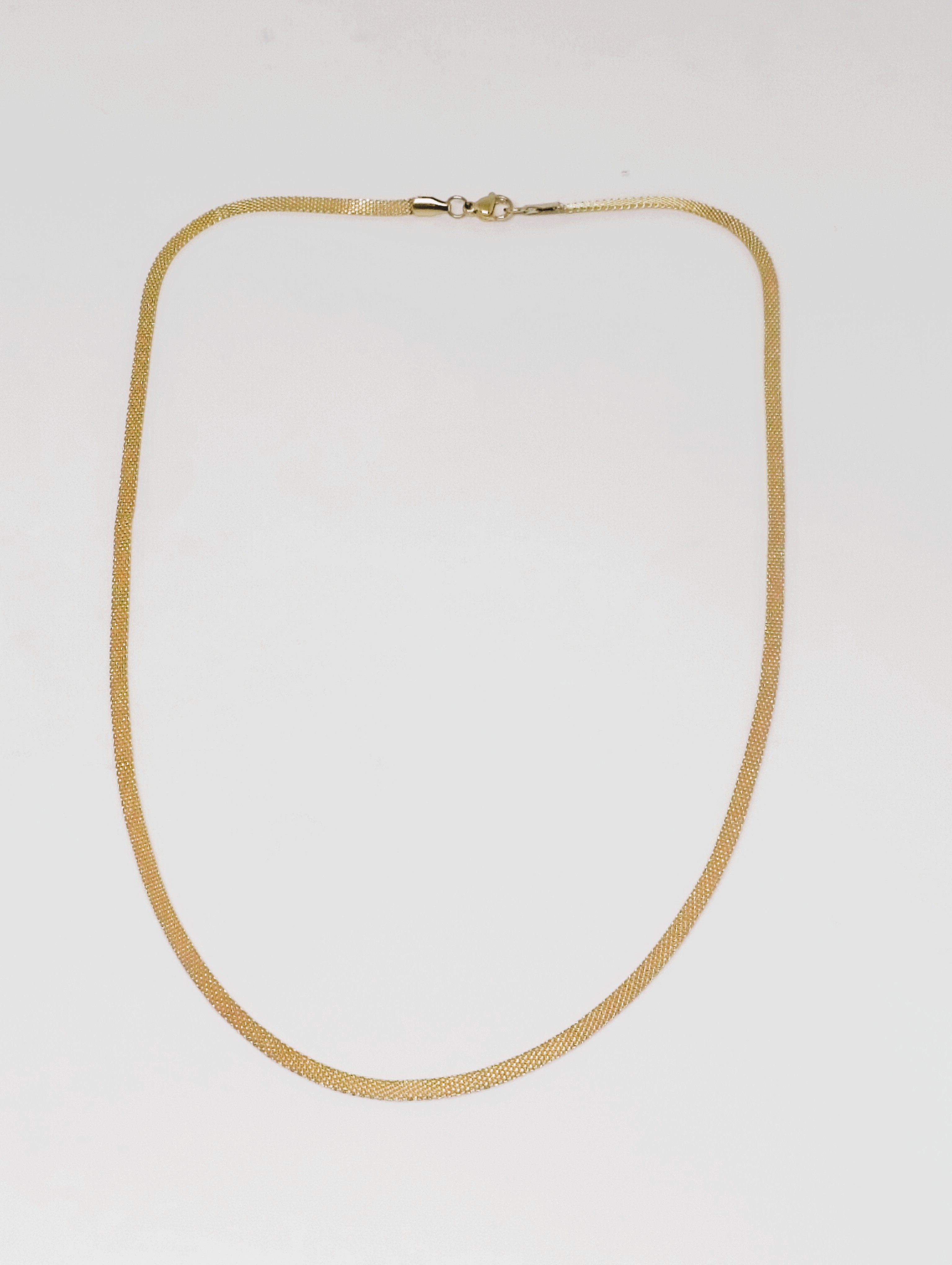 Erkek Gold Çelik Kolye-EGCK188