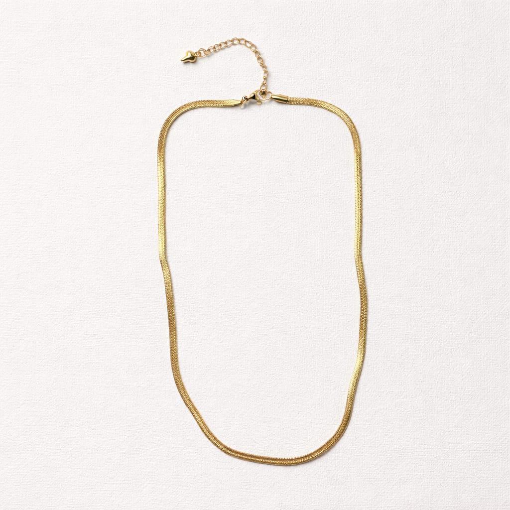 Kadın Çelik Gold Kolye-KCGK002