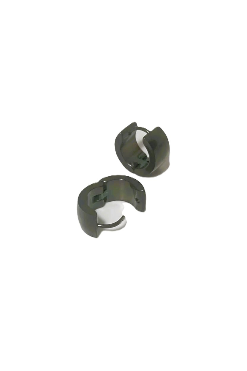 Kadın Çelik Black Küpe KCBK-008