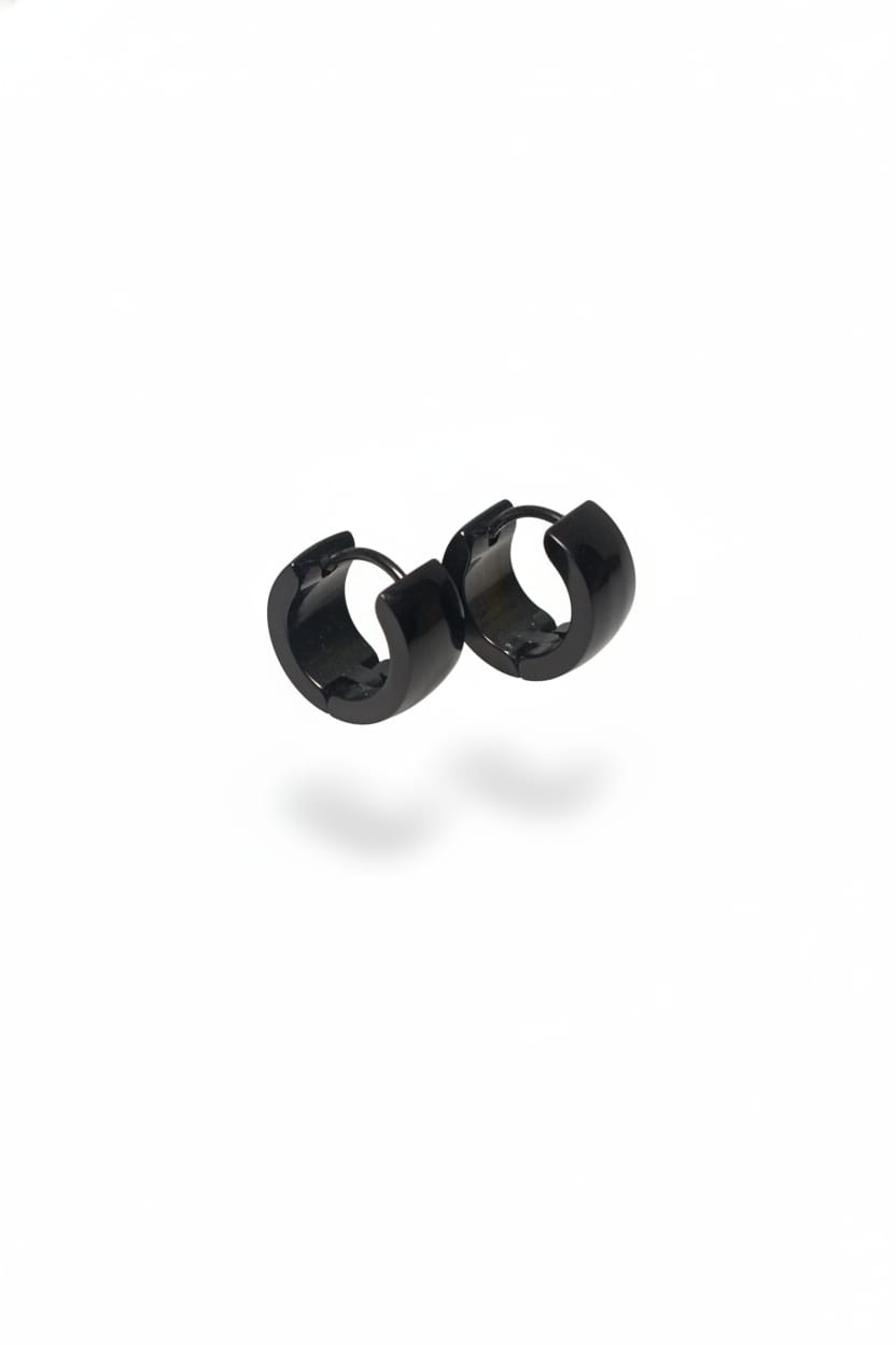 Kadın Çelik Black Küpe KCBK-008